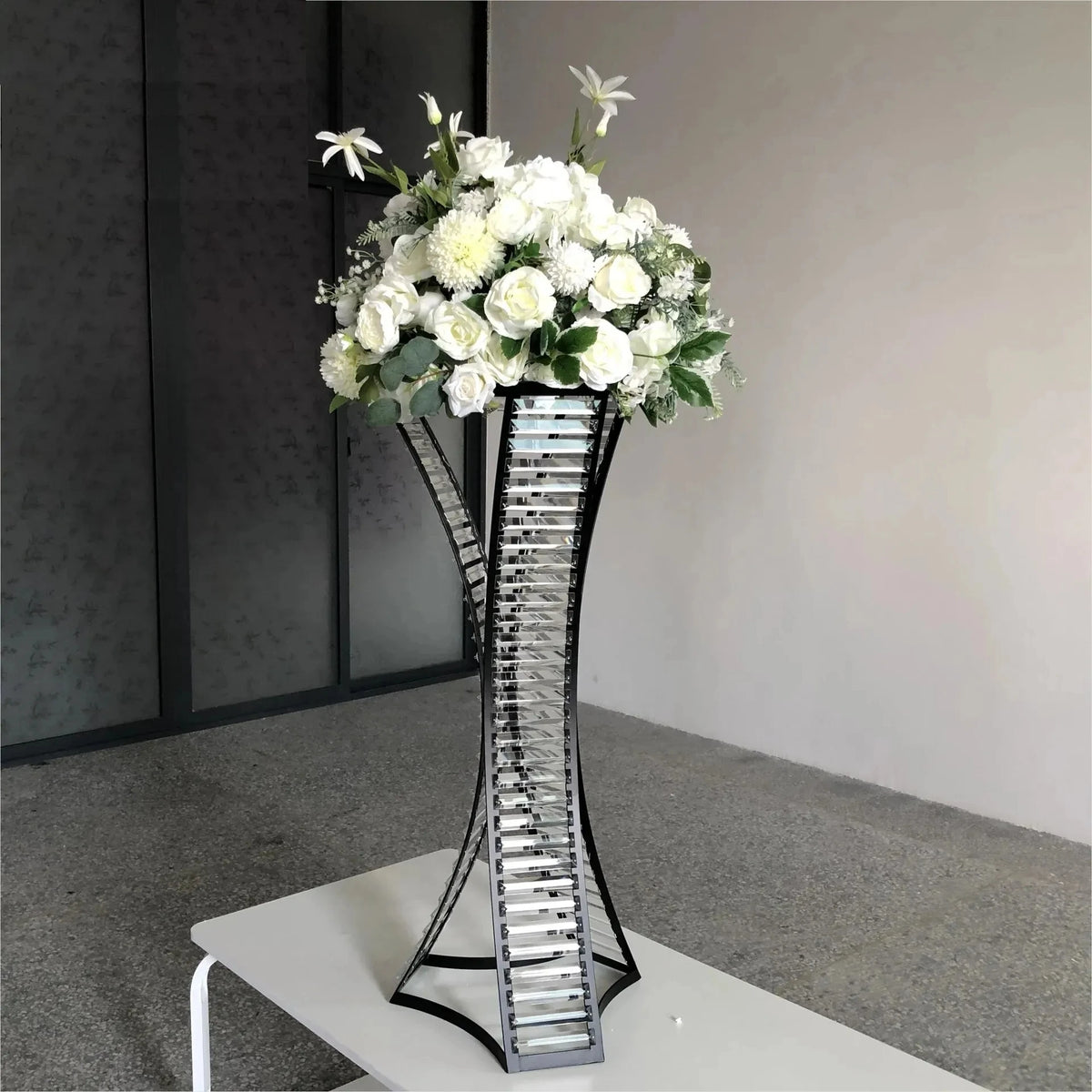 Wedding Centerpieces - Customizable Set of 5 Pieces - 80cm Height - Crystal Design Luxurious Weddings