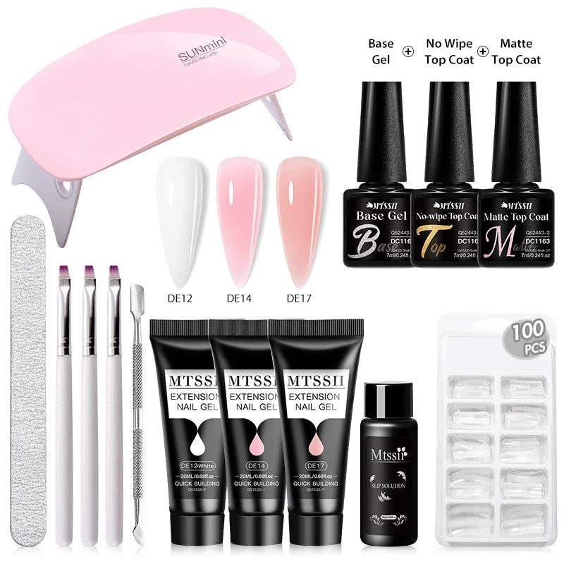 20m Premium Nail Extension Gel Set nail kits Luxurious Weddings
