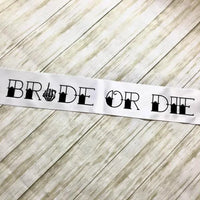 Bride to Be Sash Can Cooler - Fun Wedding Gift Can Coolers Luxurious Weddings