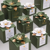 Exquisite Personalized Wedding Candy Box Luxurious Weddings