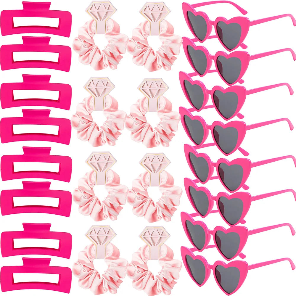Bridesmaid Heart Sunglasses & Hair Accessories Set Accessories Luxurious Weddings
