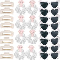 Bridesmaid Heart Sunglasses & Hair Accessories Set Accessories Luxurious Weddings