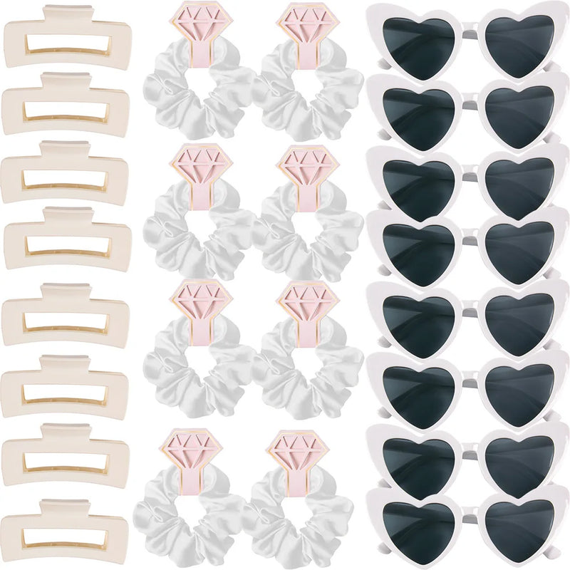 Bridesmaid Heart Sunglasses & Hair Accessories Set Accessories Luxurious Weddings