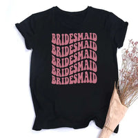 Team Bride Floral Short Sleeve T-Shirt T-Shirts Luxurious Weddings