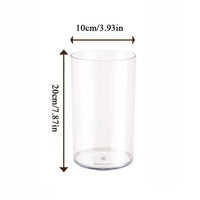 Unbreakable Acrylic Cylinder Flower Vase vases Luxurious Weddings
