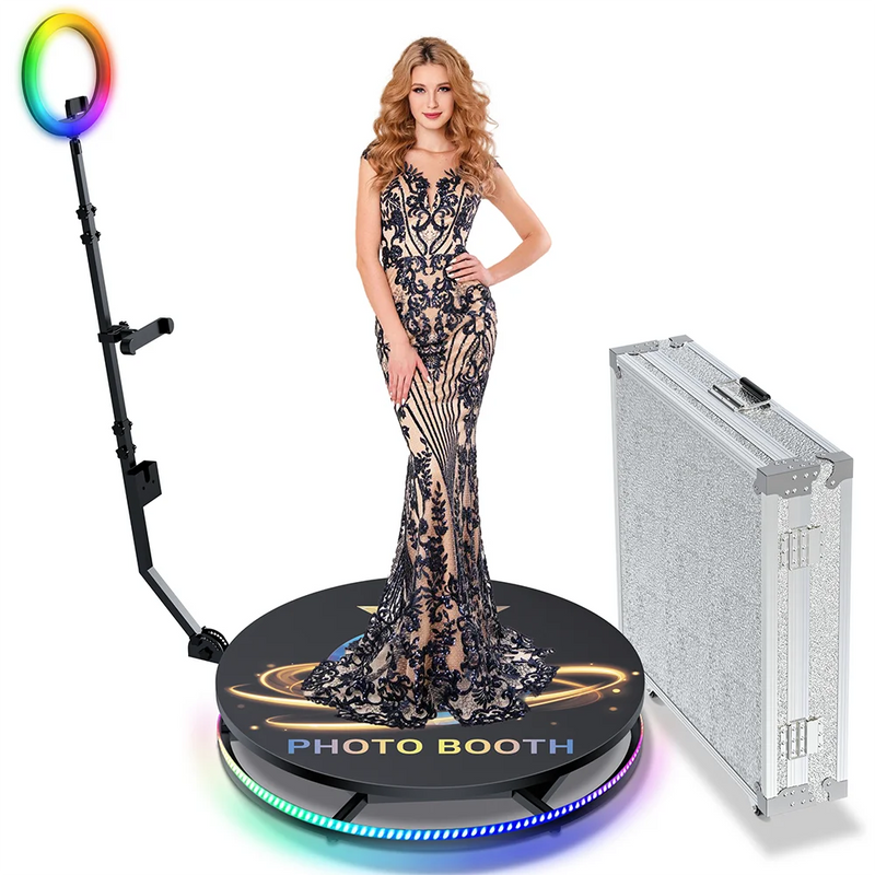 360 Photo Booth - Multiple Sizes, Custom Logo, 360 pHOTO BOOTH Luxurious Weddings