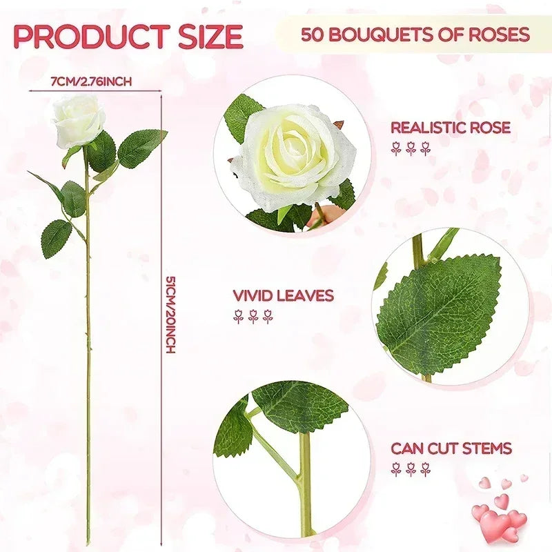 a picture of a white rose with measurements