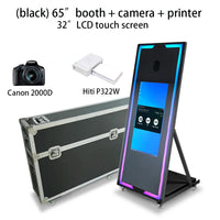 Portable Mirror Photo Booth - 1 Year Warranty Included! Luxurious Weddings