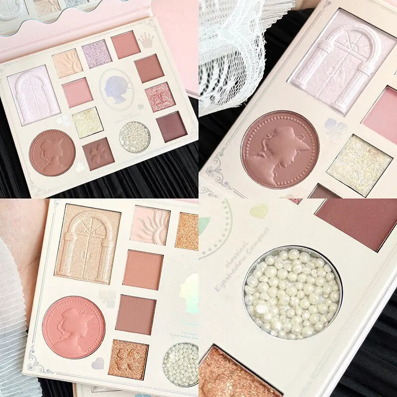 a close up of a box of makeup