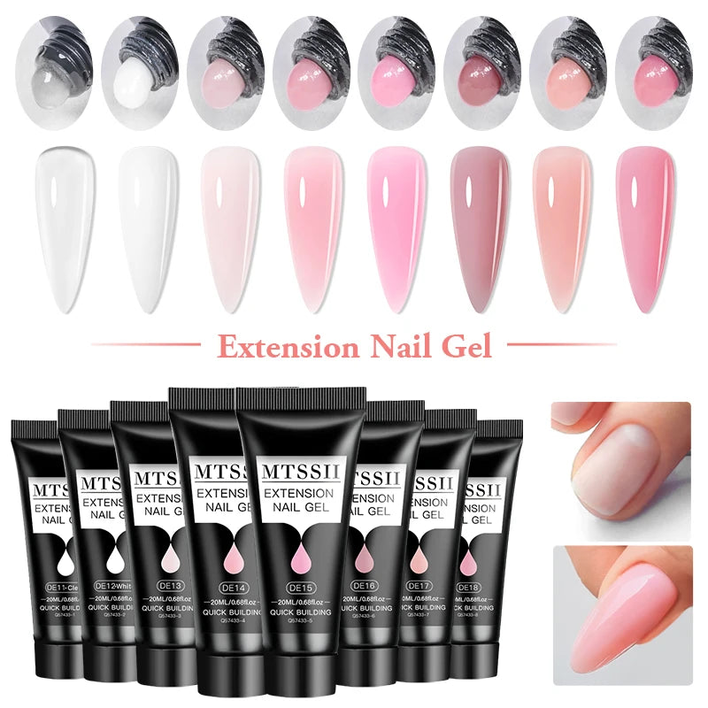 20m Premium Nail Extension Gel Set nail kits Luxurious Weddings