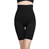 a woman wearing a black bodysuit with high waist