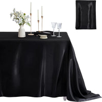 Elegant Satin Rectangle Tablecloth - Wedding & Event Decor Tablecloths Luxurious Weddings