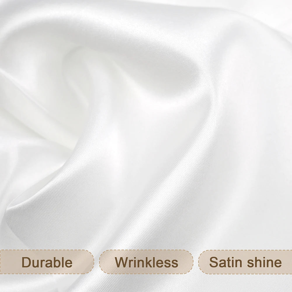 Elegant Satin Rectangle Tablecloth - Wedding & Event Decor Tablecloths Luxurious Weddings