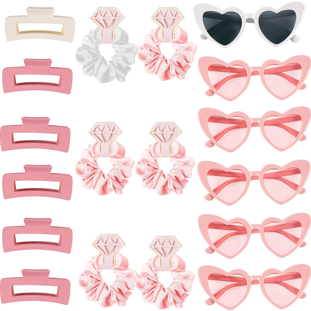 Bridesmaid Heart Sunglasses & Hair Accessories Set Accessories Luxurious Weddings