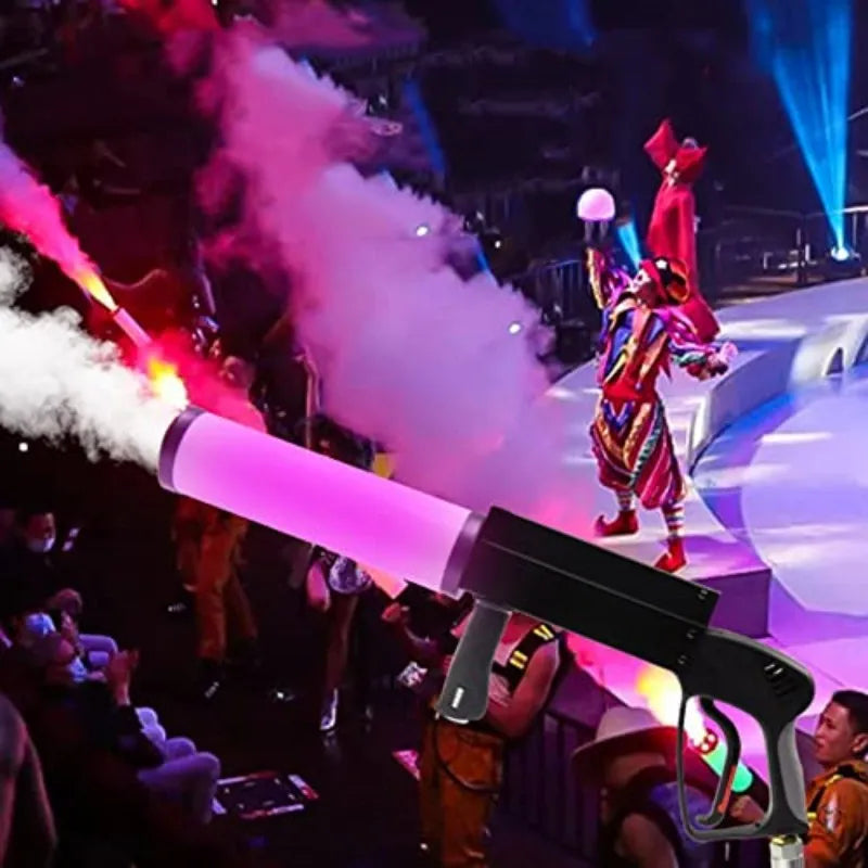 Handheld RGB CO2 Gun fog machine Luxurious Weddings