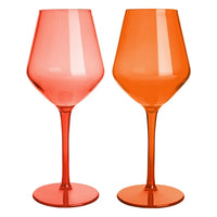 Luxury Unbreakable Tritan Plastic Wine Glass Set stemware Luxurious Weddings