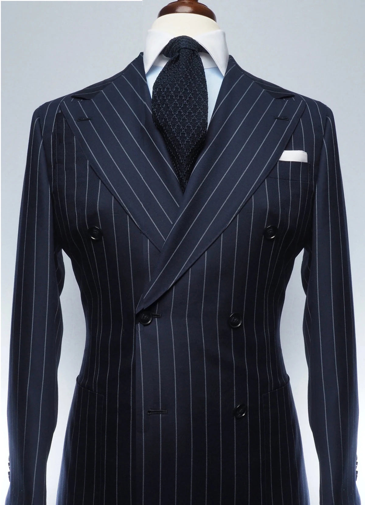 Luxury Striped Tuxedo Jacket | Custom Tailored Suit Tailored Suit Luxurious Weddings