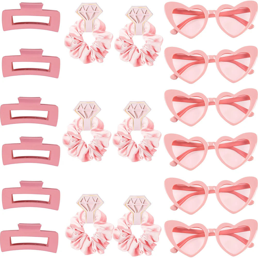 Bridesmaid Heart Sunglasses & Hair Accessories Set Accessories Luxurious Weddings