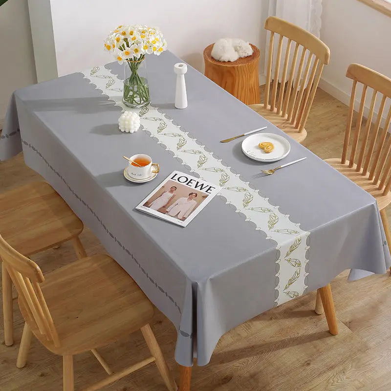 Polyester Tablecloth with Elegant Design tablecloth Luxurious Weddings