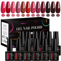 12Pcs Macaron Gel Nail Polish - UV Soak Off Kit nail kits Luxurious Weddings