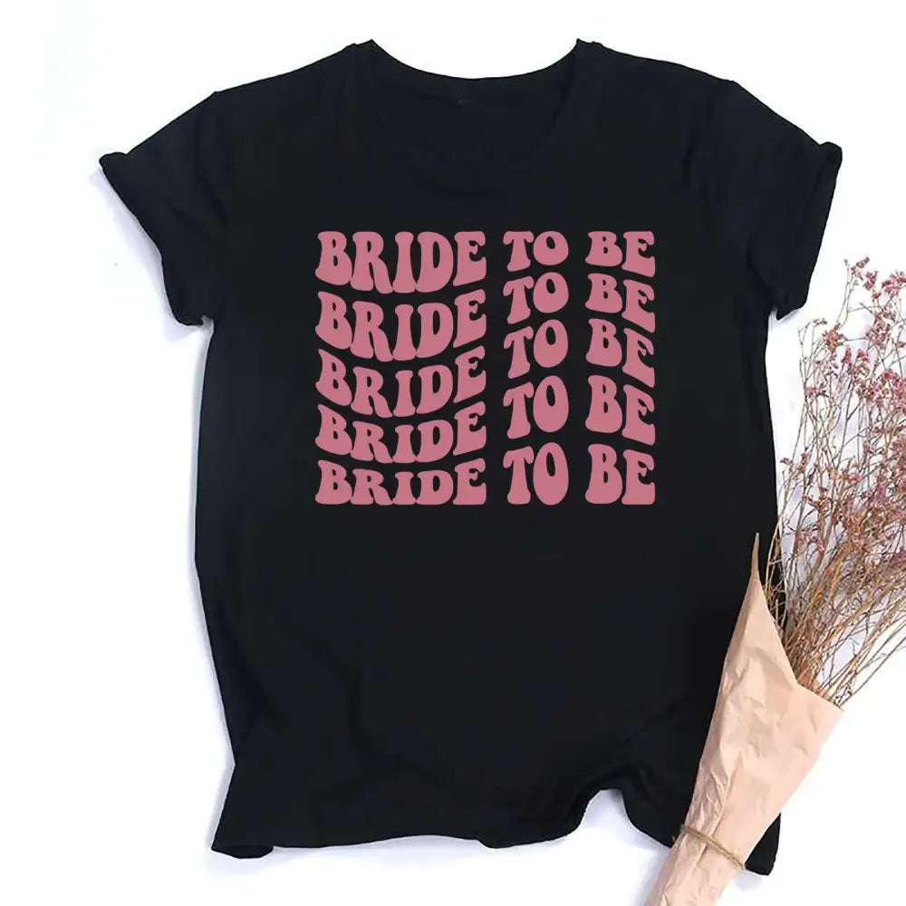 Team Bride Floral Short Sleeve T-Shirt T-Shirts Luxurious Weddings