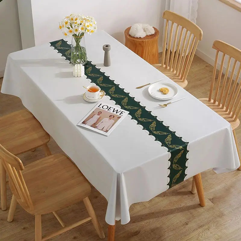 Polyester Tablecloth with Elegant Design tablecloth Luxurious Weddings