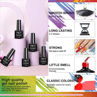 Premium Gel Nail Polish Kit & UV LED Dryer nail kits Luxurious Weddings