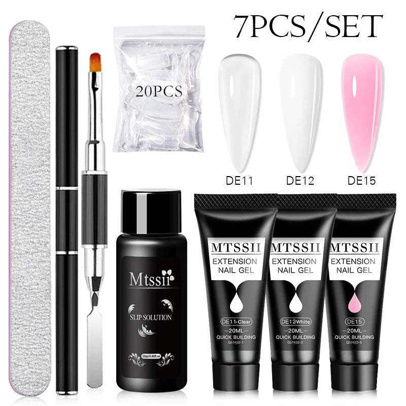 20m Premium Nail Extension Gel Set nail kits Luxurious Weddings