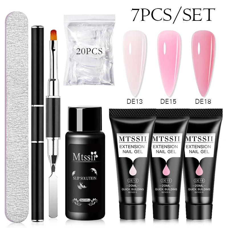 20m Premium Nail Extension Gel Set nail kits Luxurious Weddings