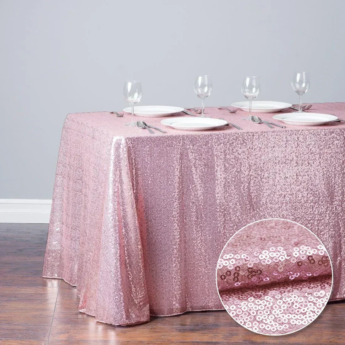 Rectangle Sequin Tablecloth Tablecloth Luxurious Weddings