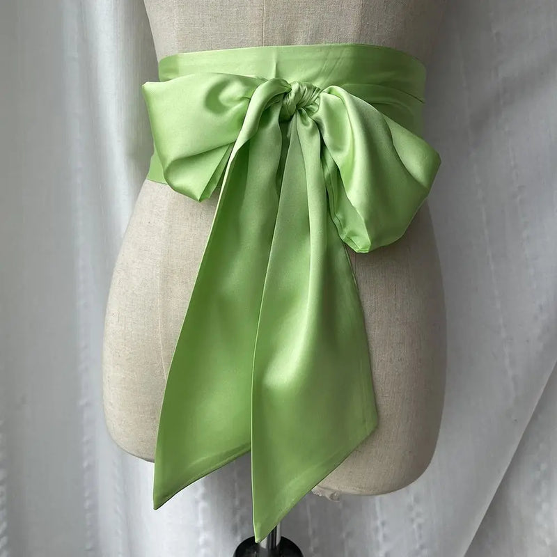 Bridesmaid Waist Sash | Sage Bridal sashes Luxurious Weddings