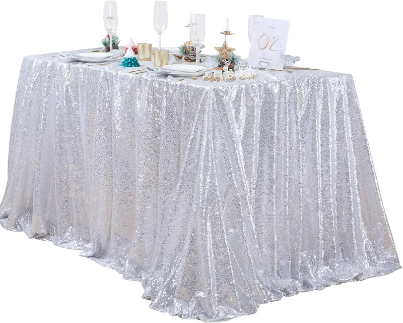 Rectangle Sequin Tablecloth Tablecloth Luxurious Weddings