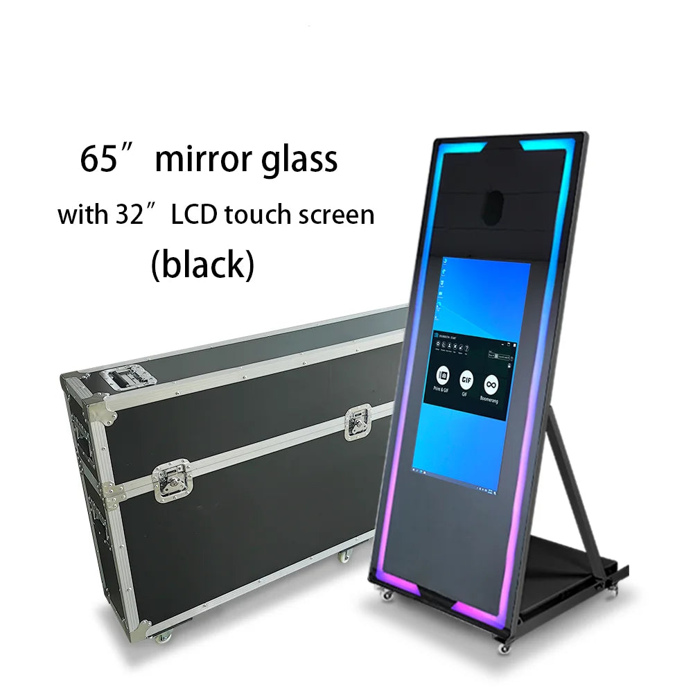 Portable Mirror Photo Booth - 1 Year Warranty Included! Luxurious Weddings