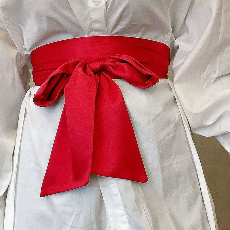 Bridesmaid Waist Sash | Red Bridal sashes Luxurious Weddings