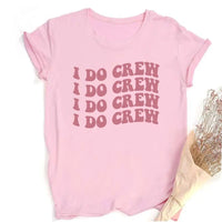 Team Bride Floral Short Sleeve T-Shirt T-Shirts Luxurious Weddings