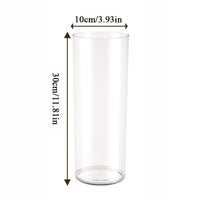 Unbreakable Acrylic Cylinder Flower Vase vases Luxurious Weddings