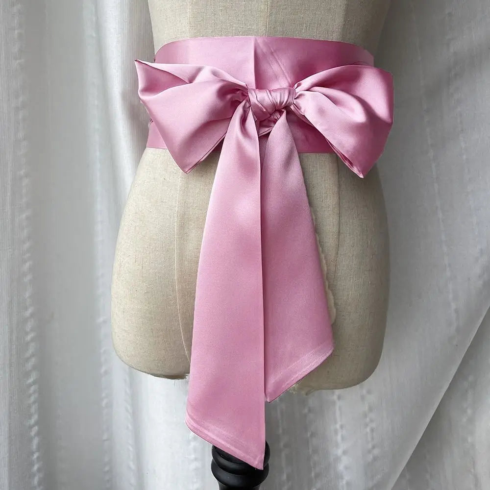 Bridesmaid Waist Sash | Pink Bridal sashes Luxurious Weddings