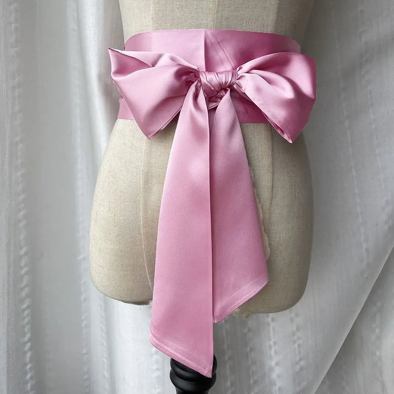 Bridesmaid Waist Sash | Pink Bridal sashes Luxurious Weddings