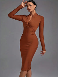 Summer Bandage Dress Women - Elegant Evening Outfits Dresses Luxurious Weddings