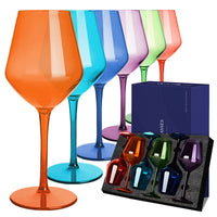 Luxury Unbreakable Tritan Plastic Wine Glass Set stemware Luxurious Weddings