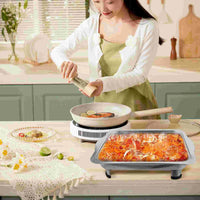 Stainless Steel Buffet Serving Tray with Lid Serveware Luxurious Weddings