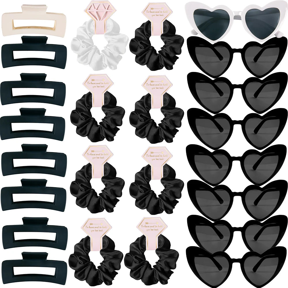Bridesmaid Heart Sunglasses & Hair Accessories Set Accessories Luxurious Weddings