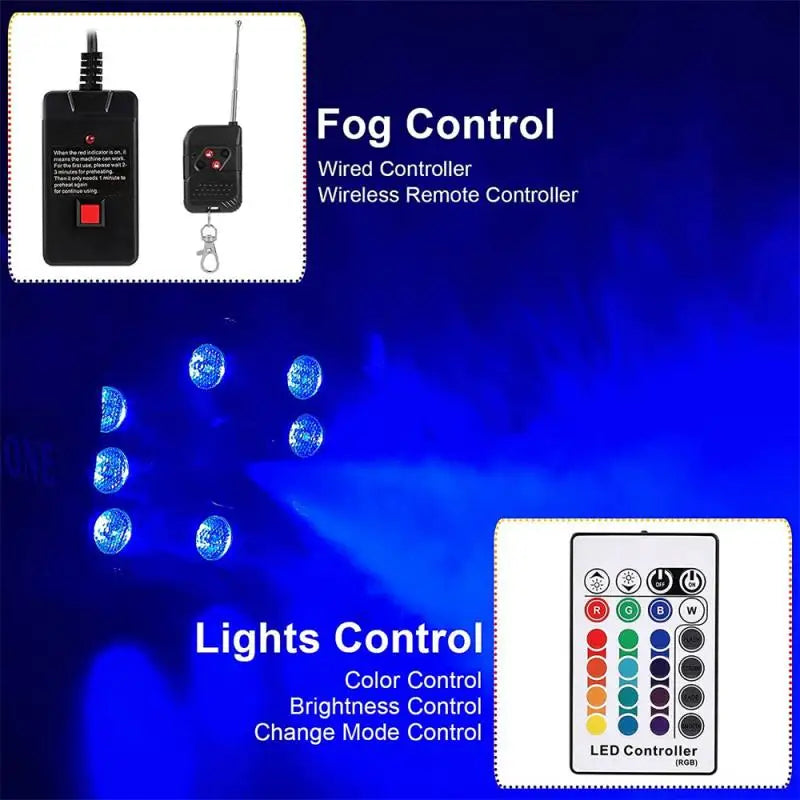 a picture of a remote control for a fog control system