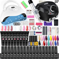 Premium Gel Nail Polish Kit & UV LED Dryer nail kits Luxurious Weddings