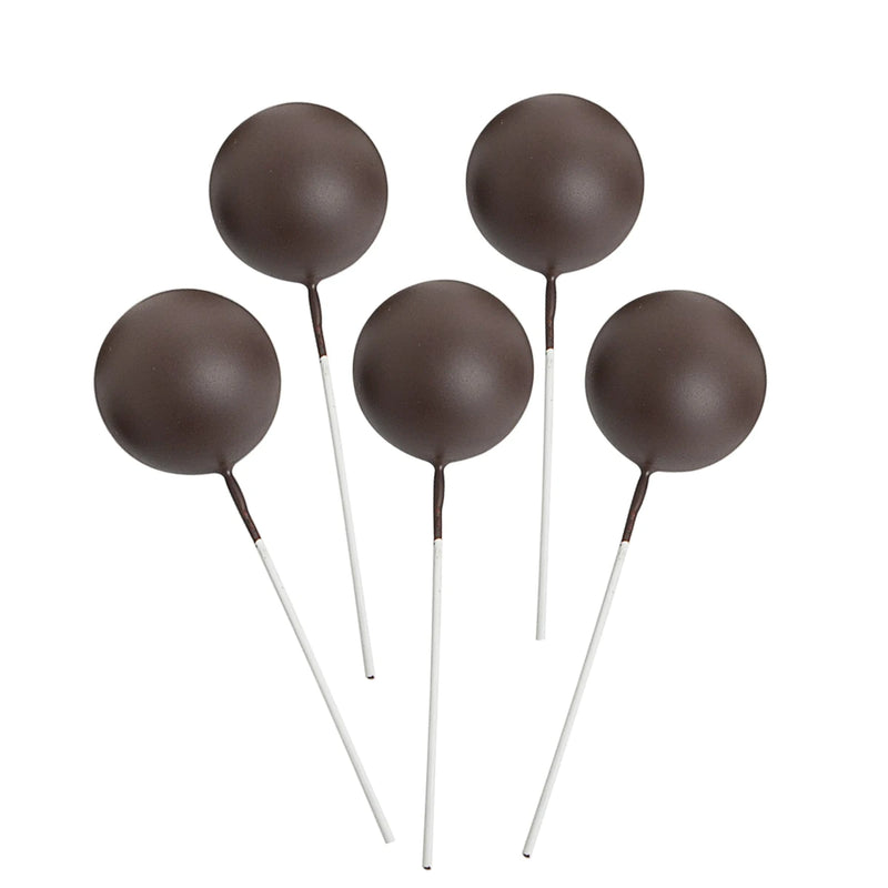 Rose Gold Silver Balls Cake Toppers Cake Decorations Luxurious Weddings