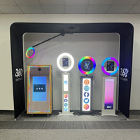 Portable 360 Selfie Photo Booth for Parties and Events Luxurious Weddings