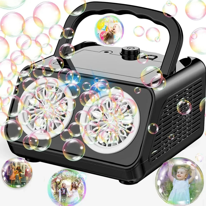 Portable Bubble Machine with 20000+ Bubbles Per Minute Bubble machine Luxurious Weddings