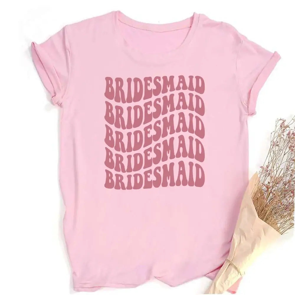 Team Bride Floral Short Sleeve T-Shirt T-Shirts Luxurious Weddings