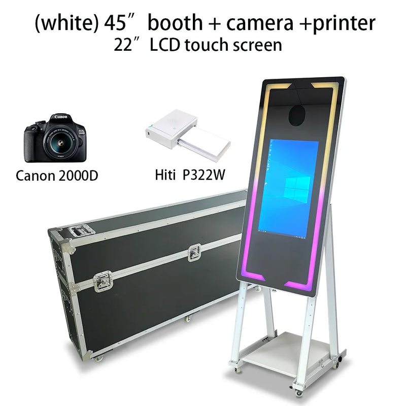 Portable Mirror Photo Booth - 1 Year Warranty Included! photo booth Luxurious Weddings