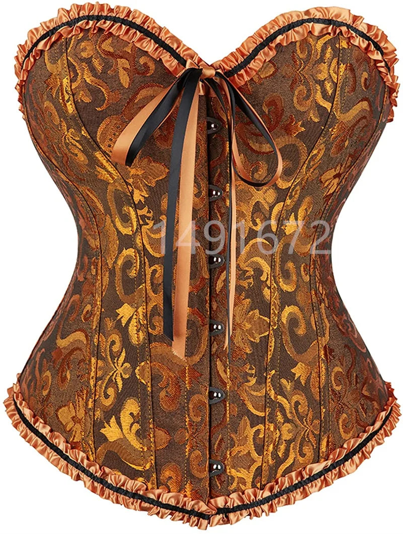 a corset with a bow tie on it